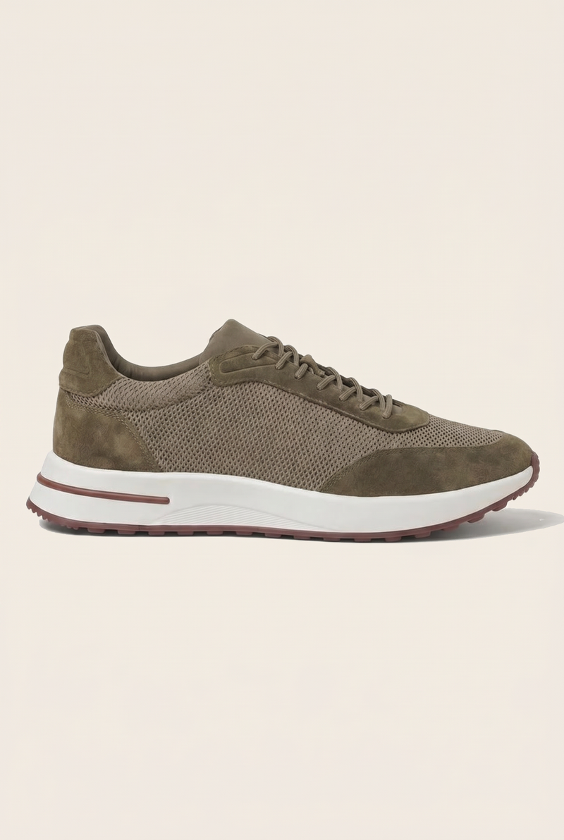 Belluno Signature Sneaker Olive Green
