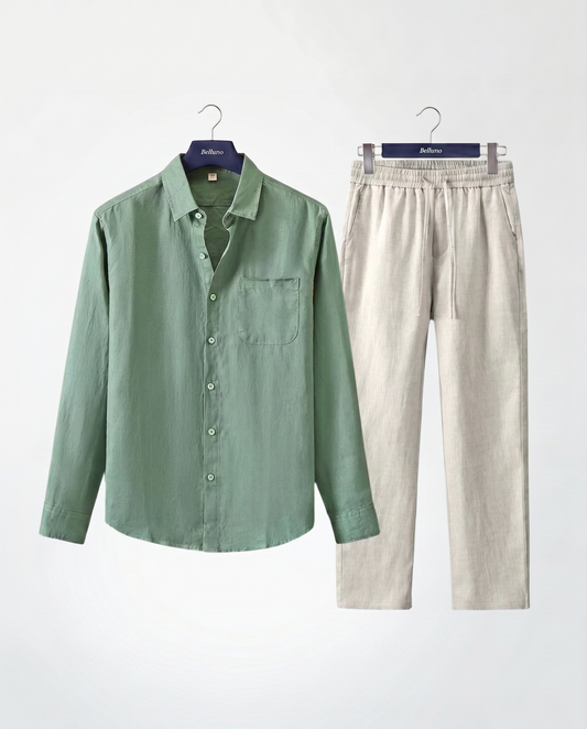Belluno Rivièra Set - Green/Beige