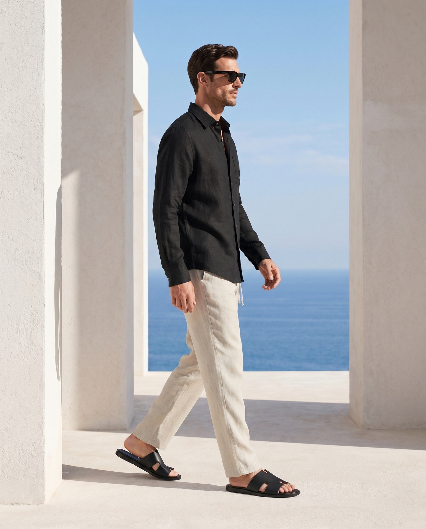 Belluno Rivièra Set - Black/Beige
