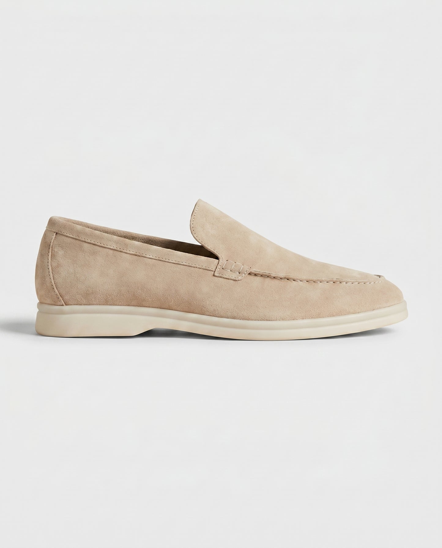Belluno Suede Loafers - Beige
