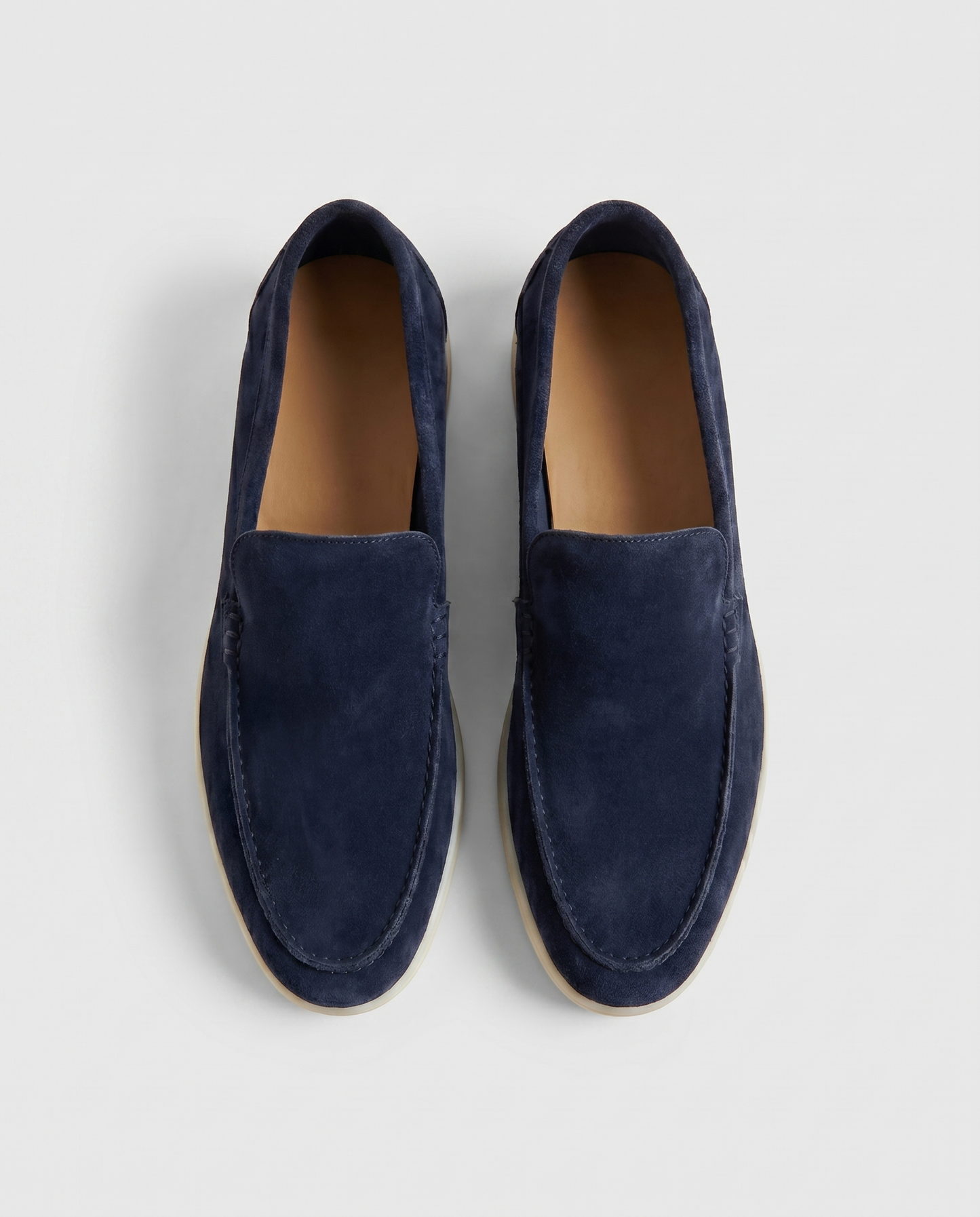 Belluno Suede Loafers - Beige
