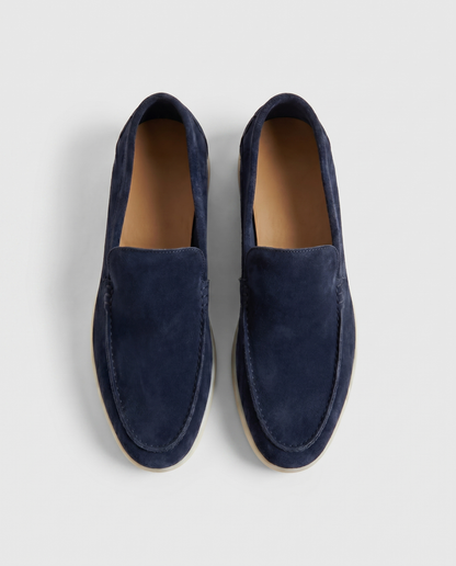 Belluno Suede Loafers - Beige