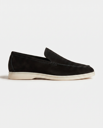 Belluno Suede Loafers - Beige