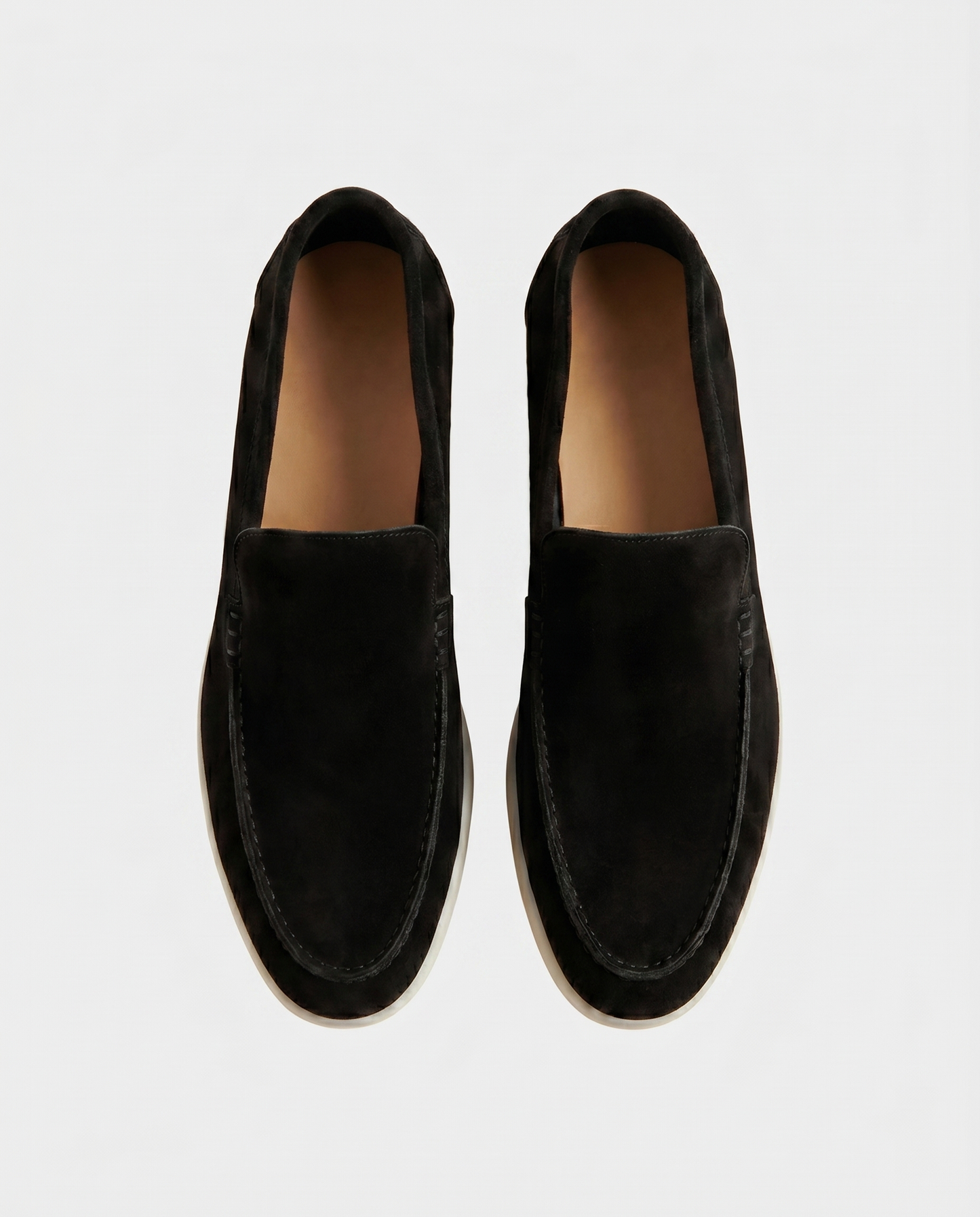 Belluno Suede Loafers - Beige