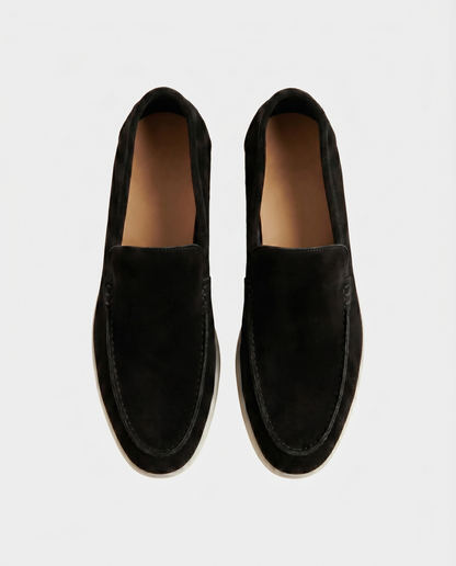 Belluno Suede Loafers - Beige