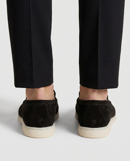 Belluno Suede Loafers - Beige