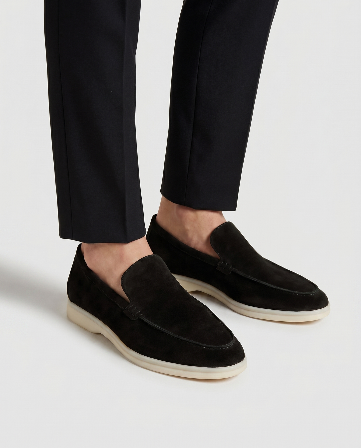 Belluno Suede Loafers - Beige