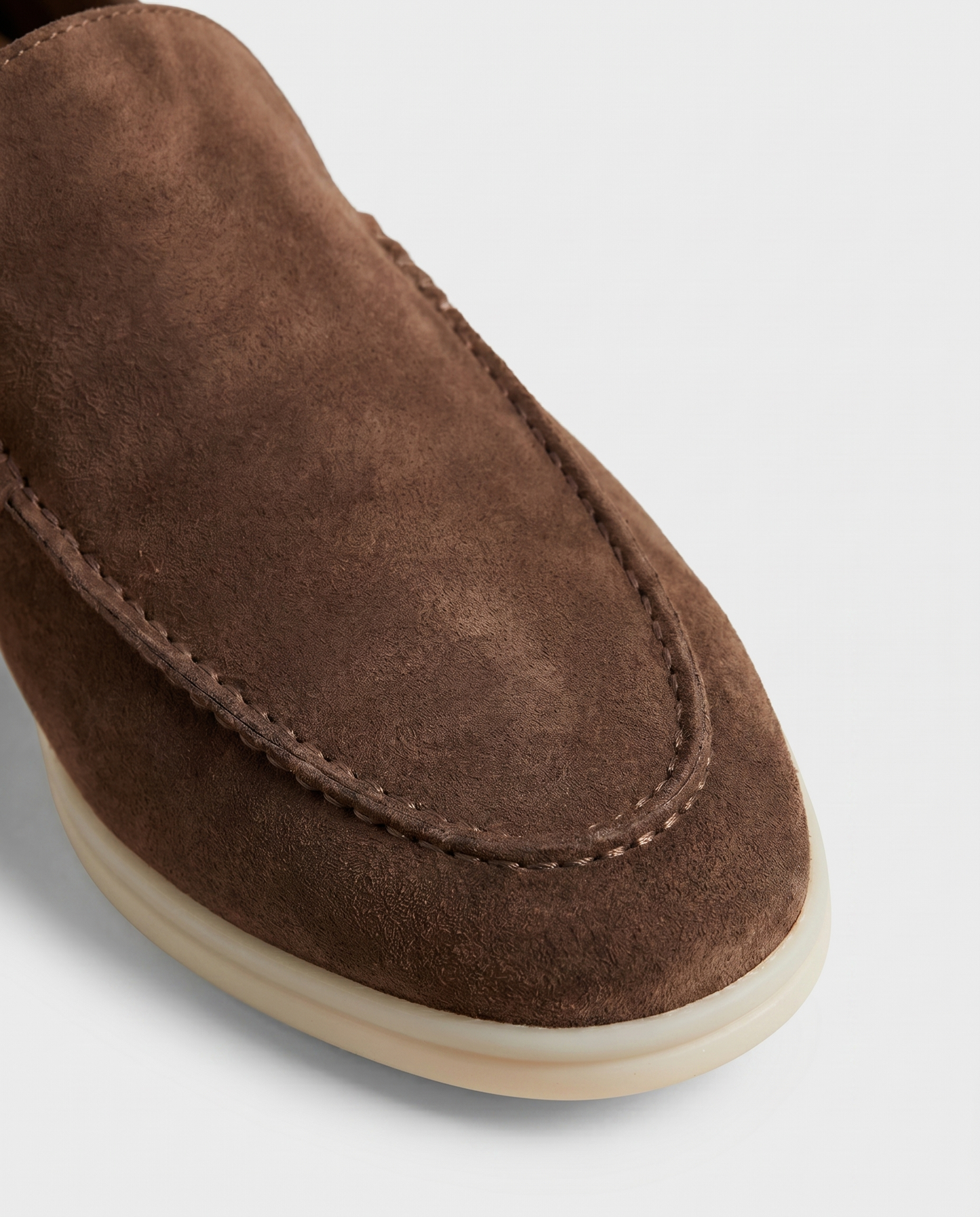 Belluno Suede Loafers - Beige