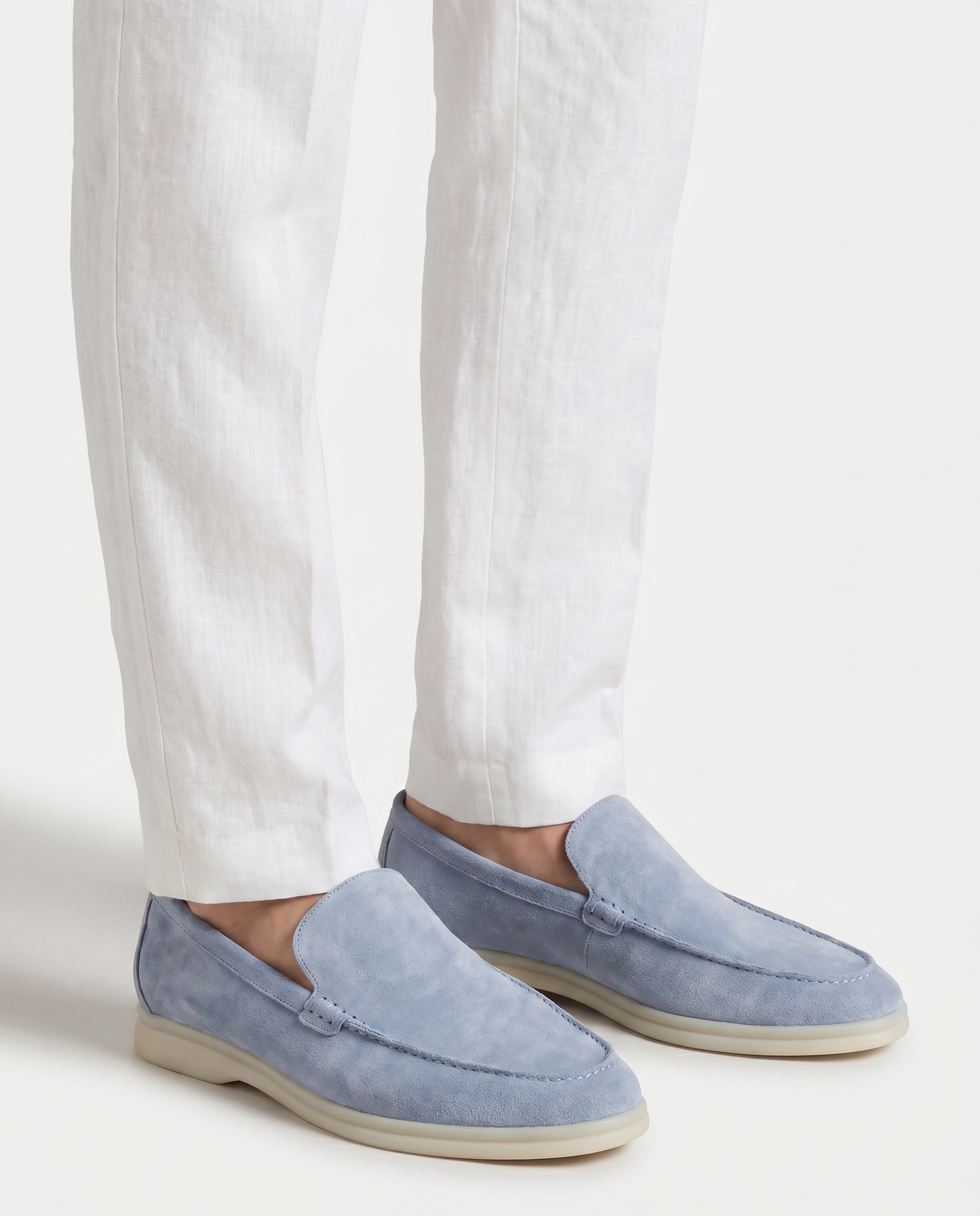 Belluno Suede Loafers - Beige