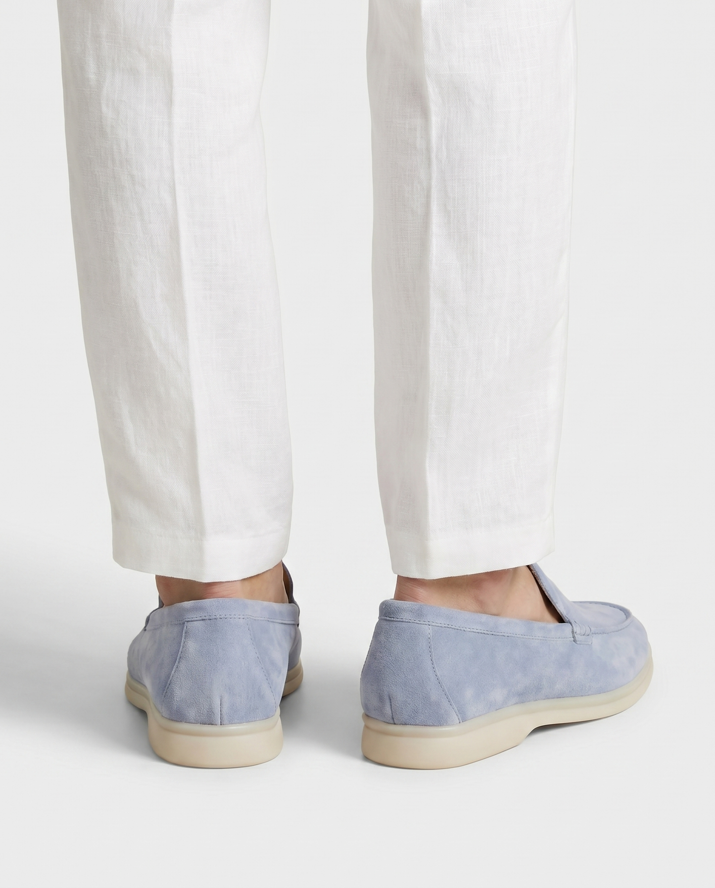 Belluno Suede Loafers - Beige