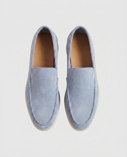 Belluno Suede Loafers - Beige