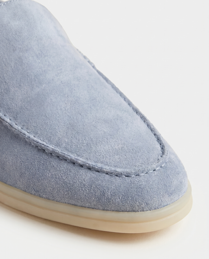 Belluno Suede Loafers - Beige