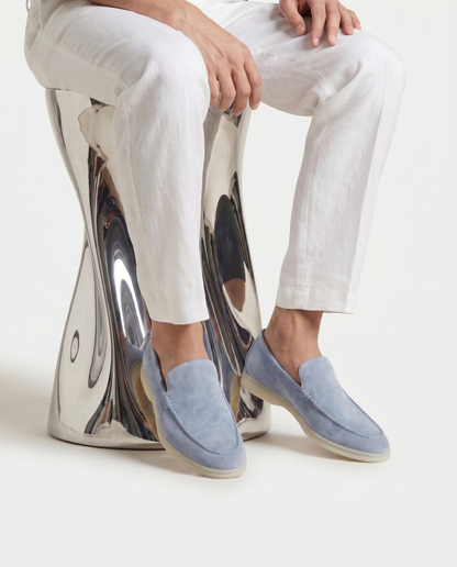 Belluno Suede Loafers - Beige