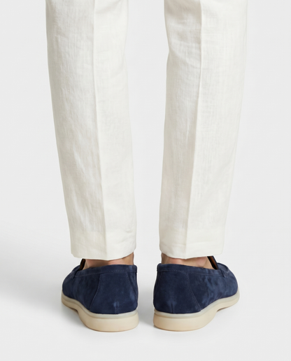 Belluno Suede Loafers - Beige