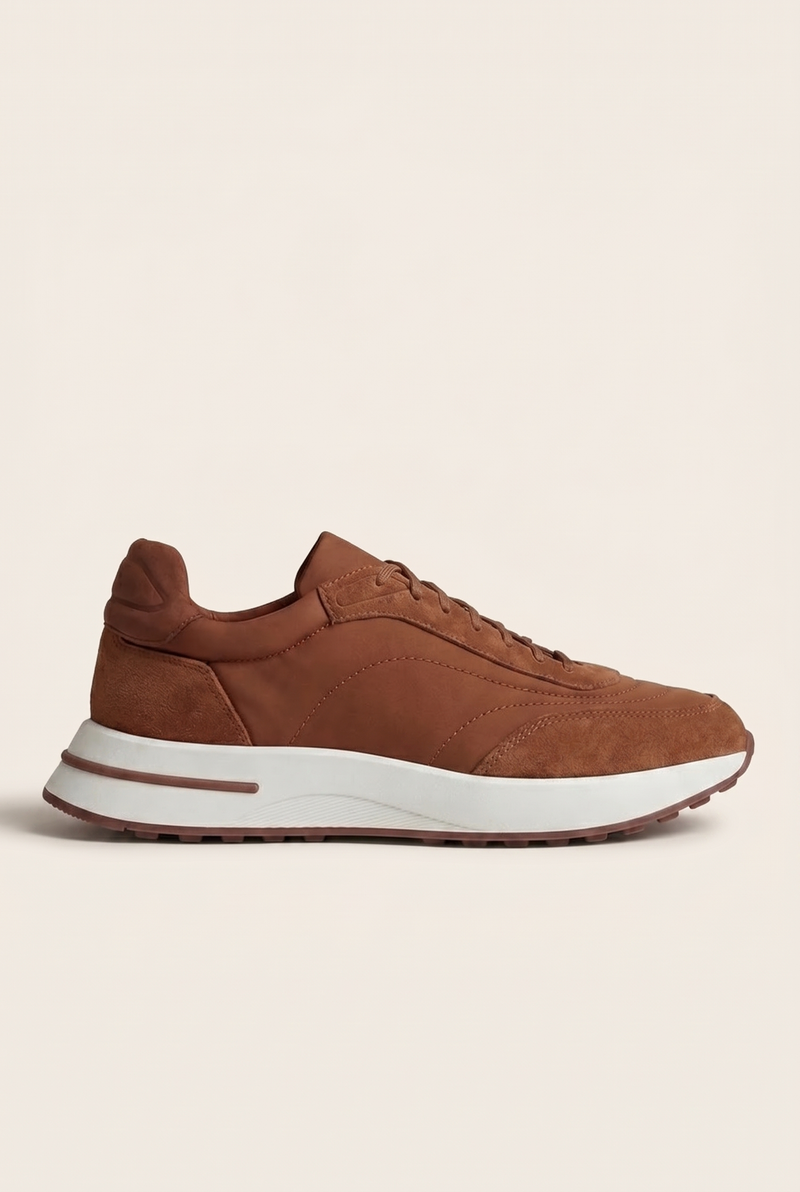 Belluno Leisure Sneaker Black Brown