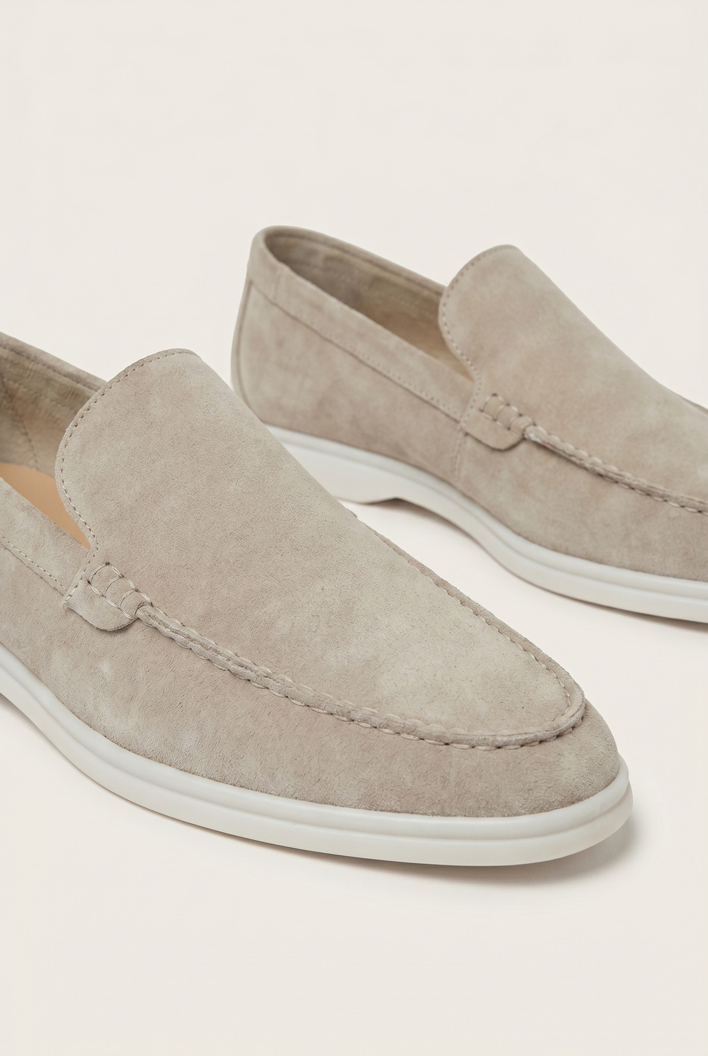 Belluno Classic Suede Loafers Burgundy