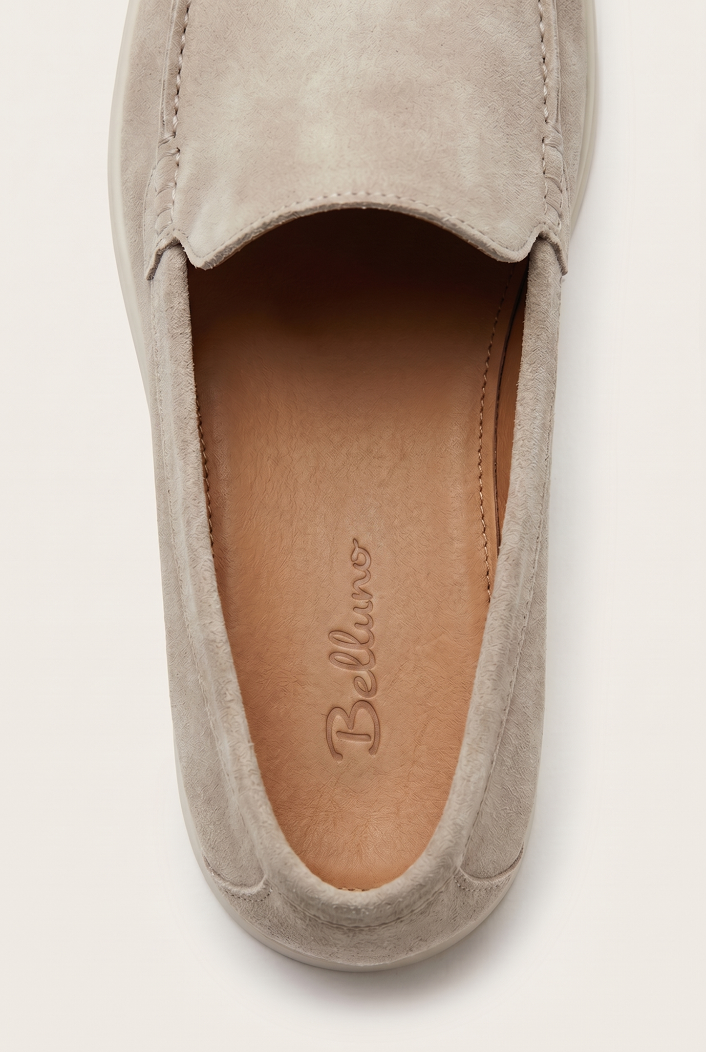 Belluno Classic Suede Loafers Burgundy