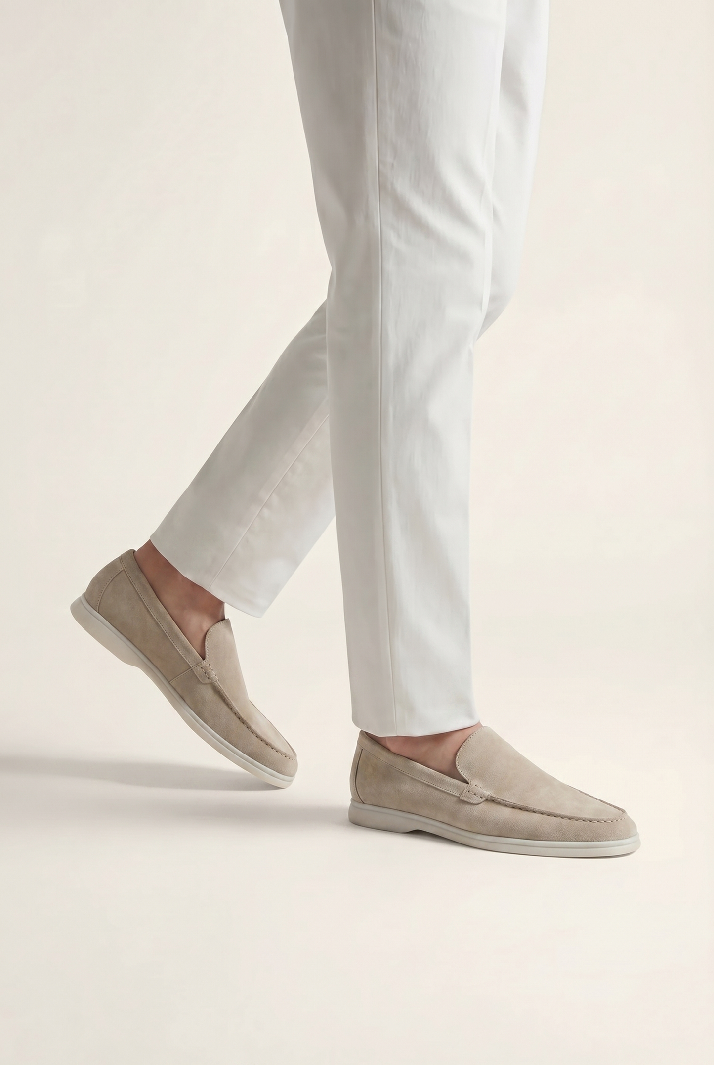 Belluno Classic Suede Loafers Burgundy
