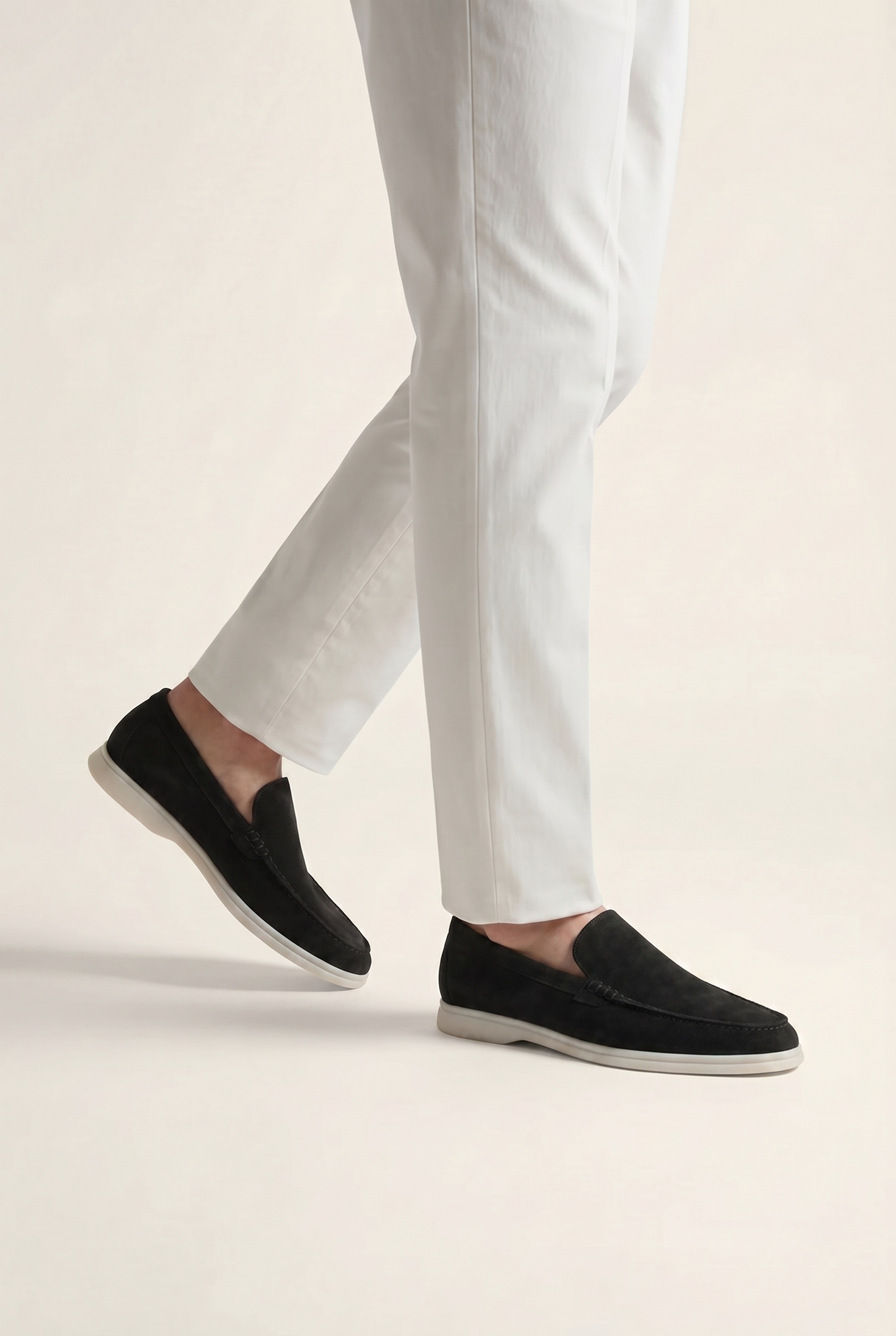 Belluno Classic Suede Loafers Burgundy
