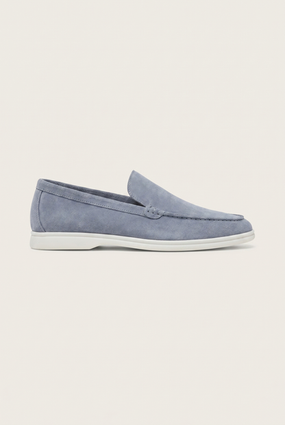 Belluno Classic Suede Loafers Burgundy