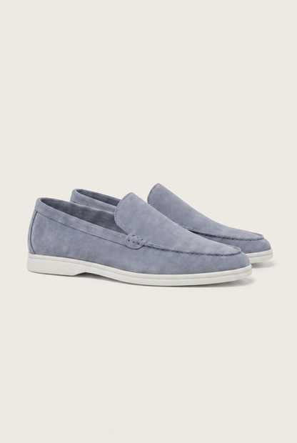 Belluno Classic Suede Loafers Burgundy