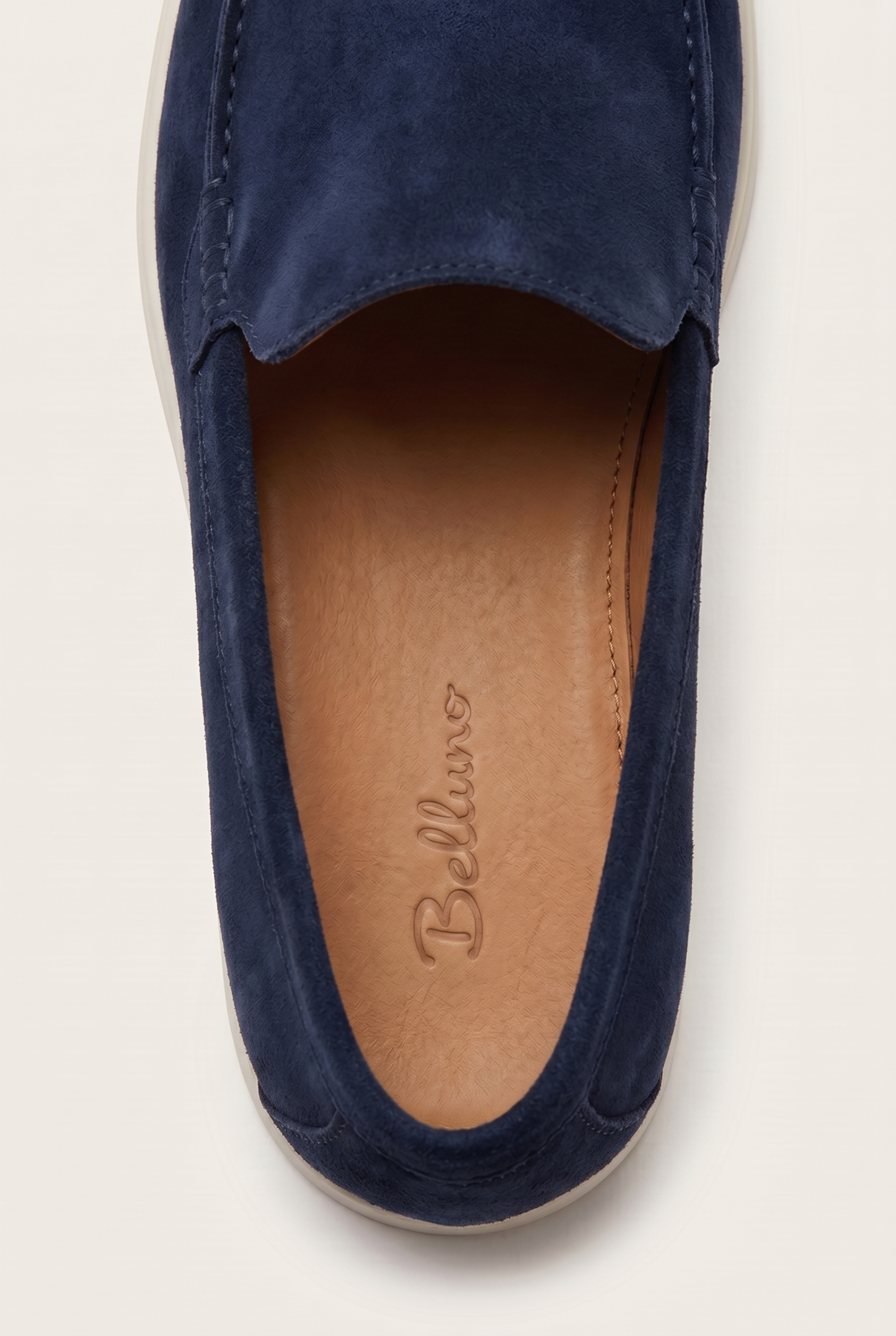Belluno Classic Suede Loafers Burgundy