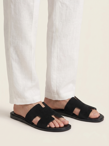 Belluno Suede Sandals Taupe