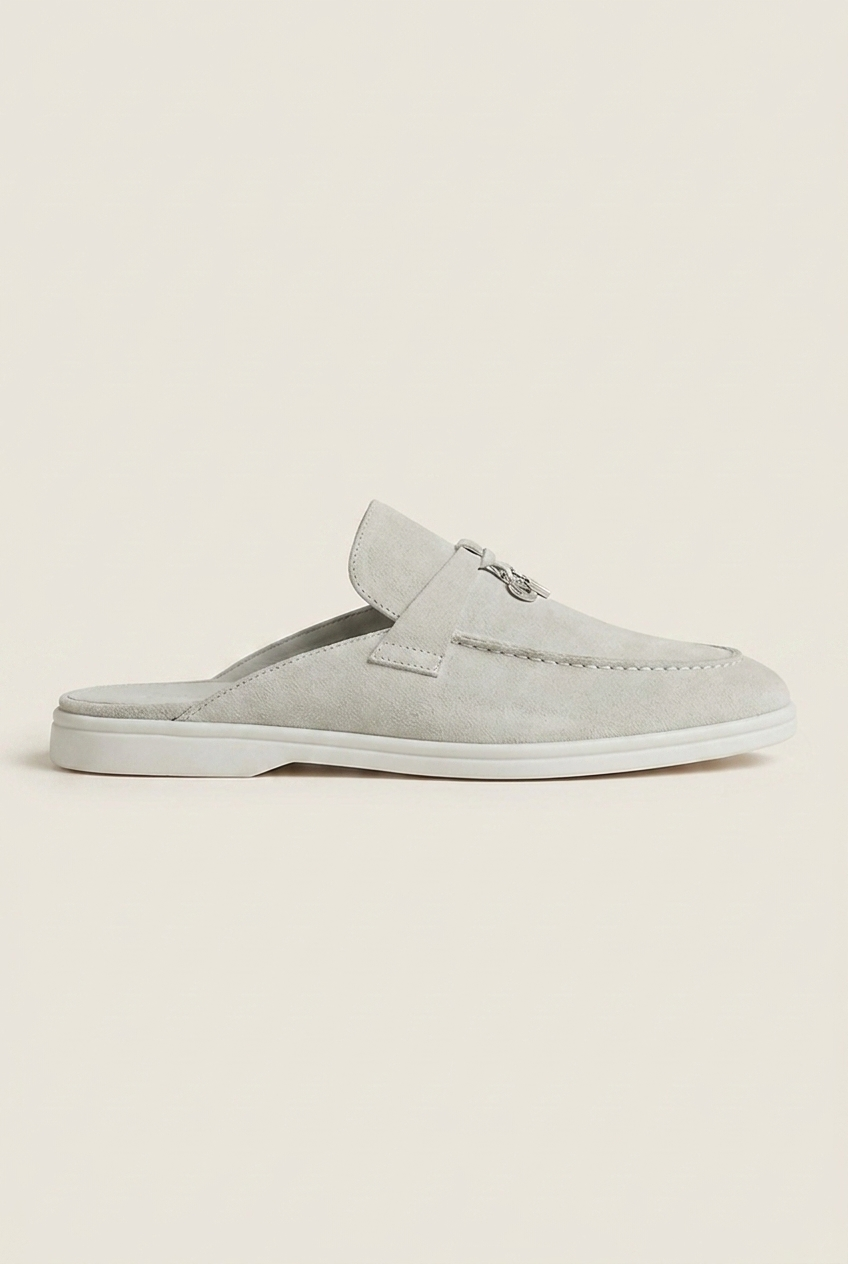 Belluno Women's Suede Mules Navy