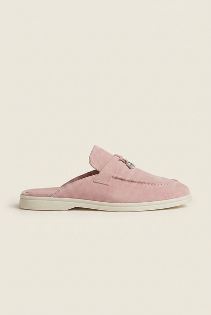 Belluno Women's Suede Mules Navy