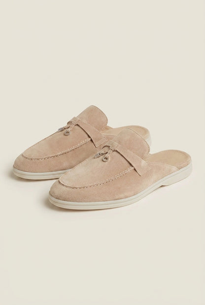 Belluno Women's Suede Mules Navy