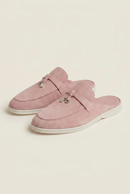 Belluno Women's Suede Mules Navy