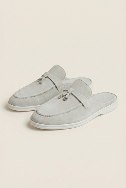 Belluno Women's Suede Mules Navy