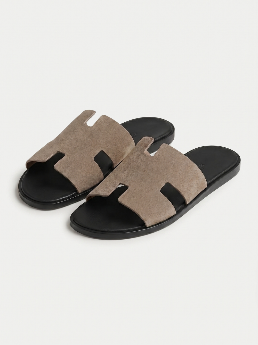 Belluno Suede Sandals Taupe