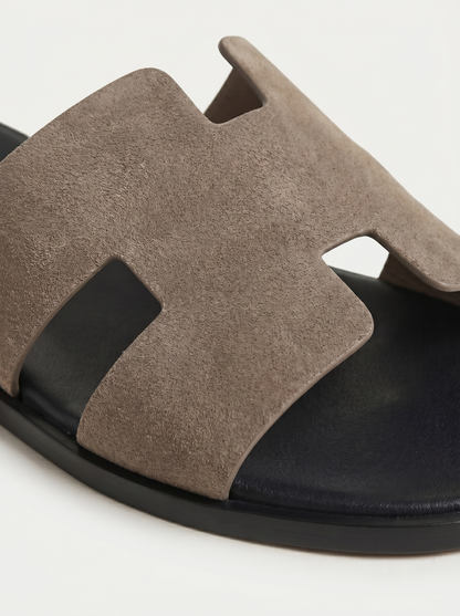 Belluno Suede Sandals Taupe