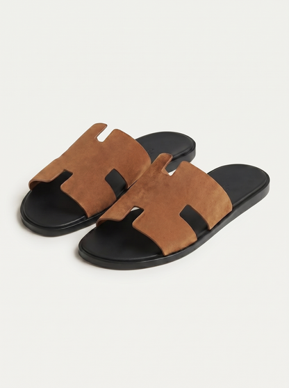 Belluno Suede Sandals Taupe