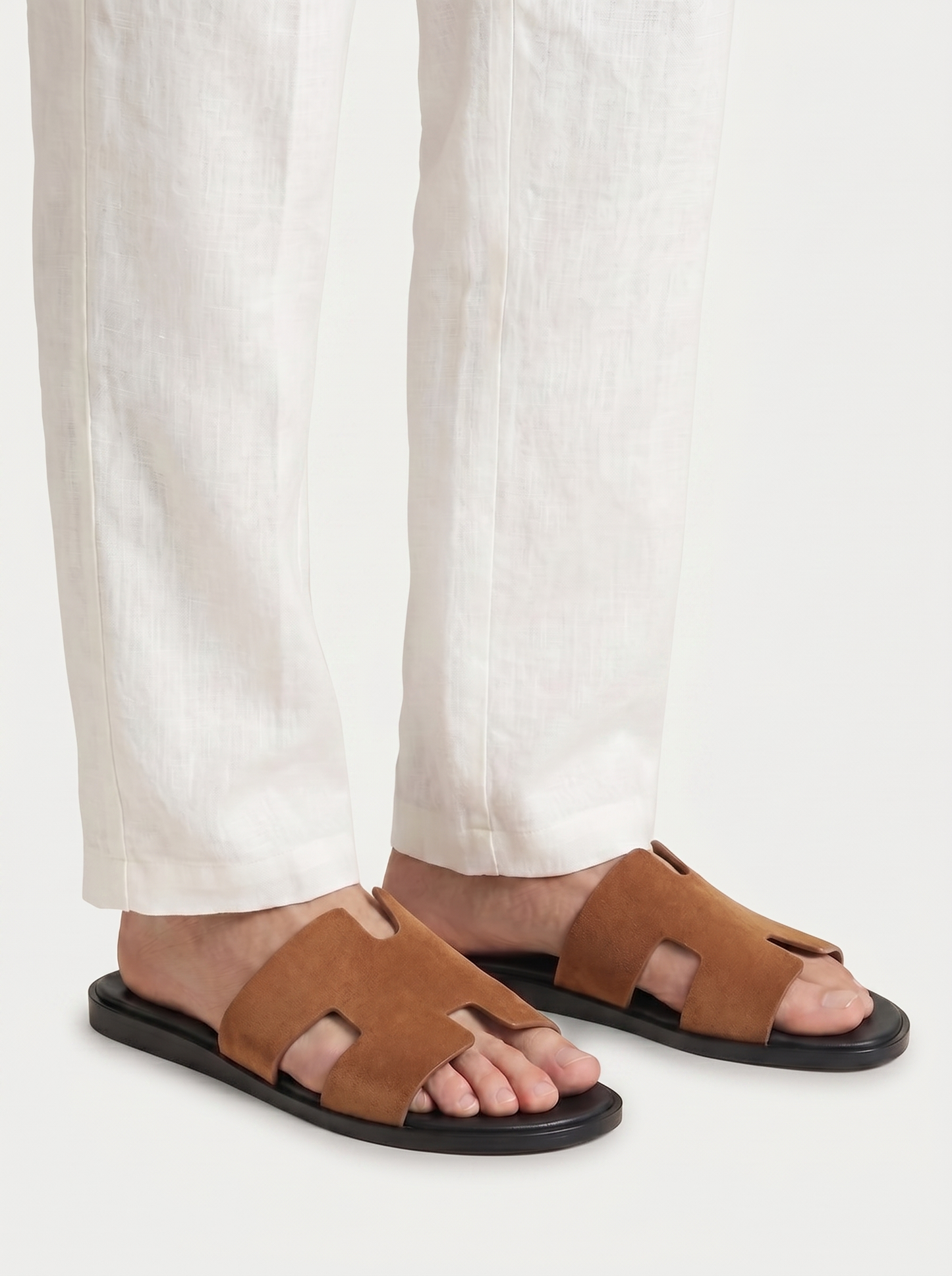 Belluno Suede Sandals Taupe