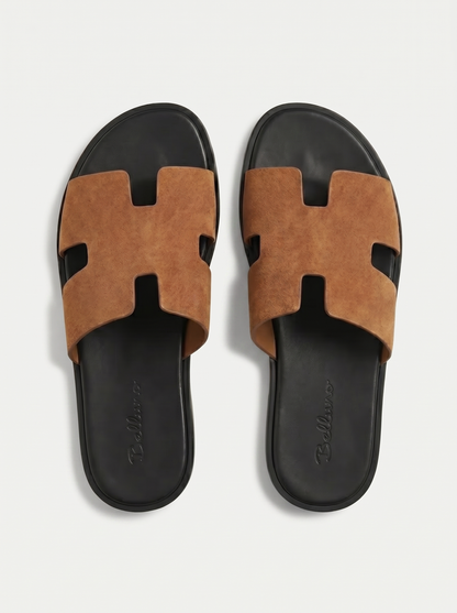 Belluno Suede Sandals Taupe