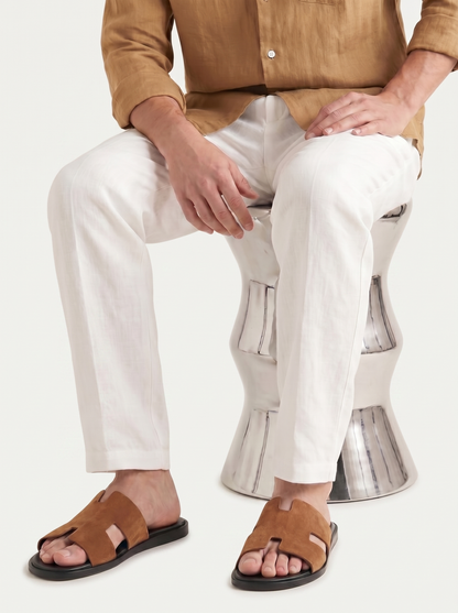 Belluno Suede Sandals Taupe
