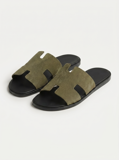 Belluno Suede Sandals Taupe