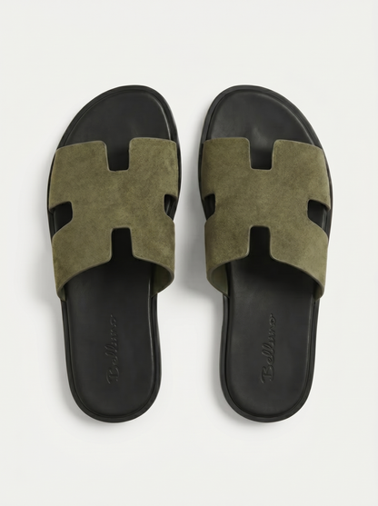 Belluno Suede Sandals Taupe
