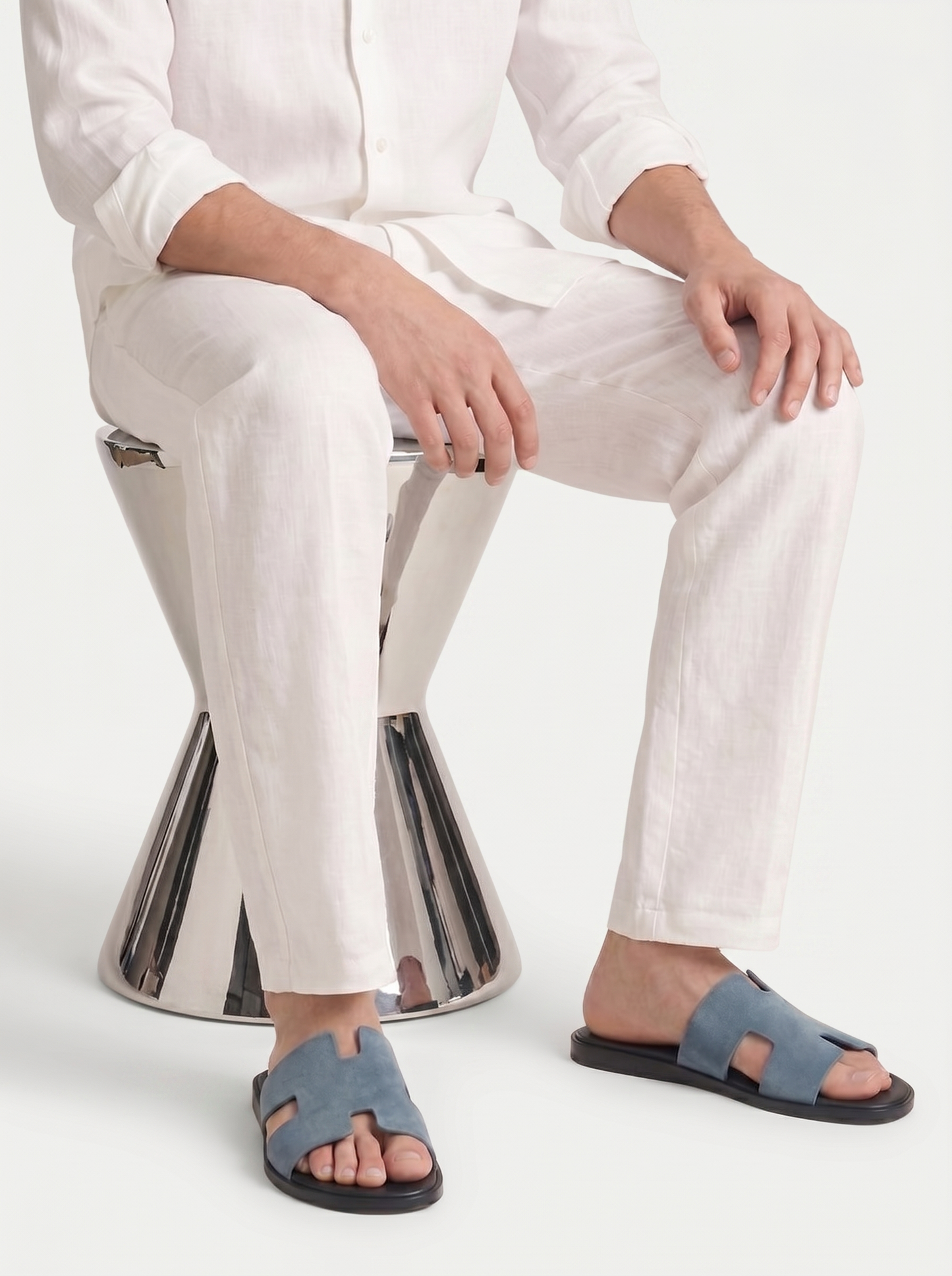 Belluno Suede Sandals Taupe